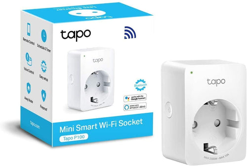 Tapo P100 Mini Smart Wi-Fi Socket with Timer and Voice Control