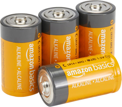 Amazon Basics C Cell Alkaline Batteries 1.5V 4-Pack – LR14