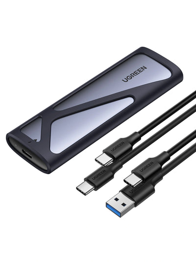 UGREEN M.2 SATA/NVMe 10Gbps SSD Enclosure – CM400 – 90264 – ضمان لمدة سنة واحدة