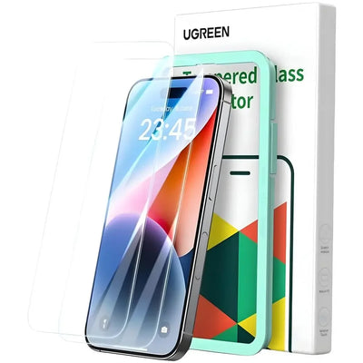 UGREEN HD Screen Protector with Frame for iPhone 15 Pro Max (2-Pack)
