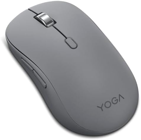 Lenovo Yoga Bluetooth Silent Mouse – 4000 DPI & 3-Device Bluetooth
