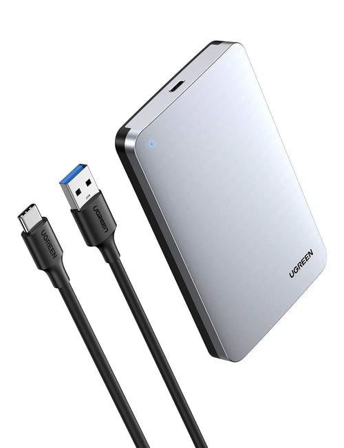 علبة قرص صلب خارجي UGREEN مقاس 2.5 بوصة بتقنية SATA 70498 (علبة مفتوحة)