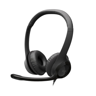 سماعة رأس Logitech H390 USB مزودة بميكروفون مانع للضوضاء | صوت رقمي واضح