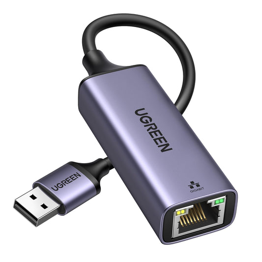 محول UGREEN USB إيثرنت لأجهزة نينتندو سويتش، ماك بوك، سيرفس برو، والكمبيوتر الشخصي (50922)