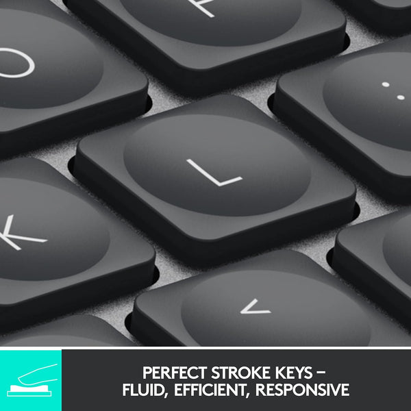 Logitech® MX Keys Mini Minimalist Wireless Illuminated Keyboard - GRAPHITE - ARA (101) - INTNL
