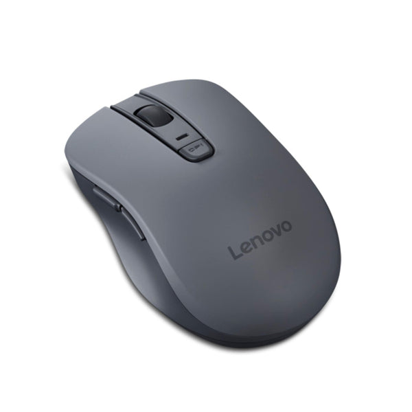 Lenovo WL310 Bluetooth Silent Mouse, Ergonomic Design, Compatible with Windows & Mac; Adjustable DPI, Bluetooth 5.0, Grey