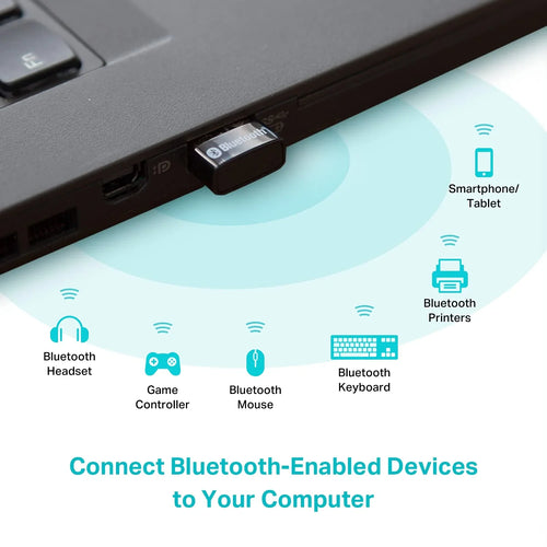 TP-Link USB Bluetooth Adapter for PC, 5.0 Bluetooth Dongle Receiver  UB500 (Open Box)