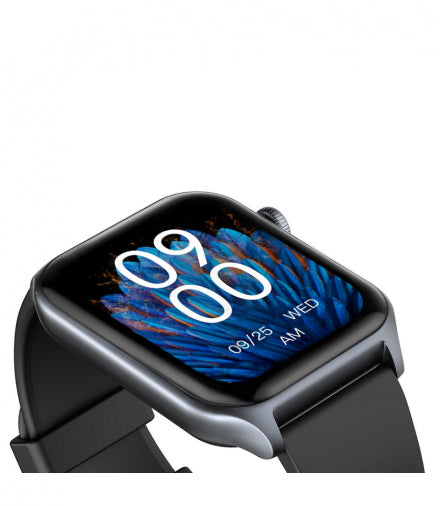 Riversong Motive 9E Smartwatch - Premium AMOLED Display, Heart Rate & Fitness Tracker - Space Gray