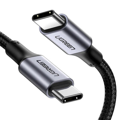 كابل مضفر USB-C إلى USB-C بقوة 100 وات من UGREEN