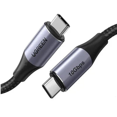 UGREEN USB-C to USB-C 3.2 Gen 2 Cable – 240W Fast Charging, 10Gbps Data & 4K@60Hz Video Support