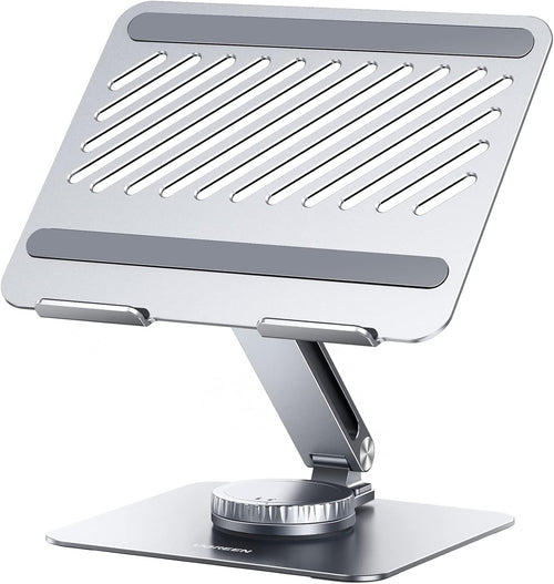 UGREEN 90849 Adjustable Laptop Stand - 360° Rotating Base Aluminum Holder