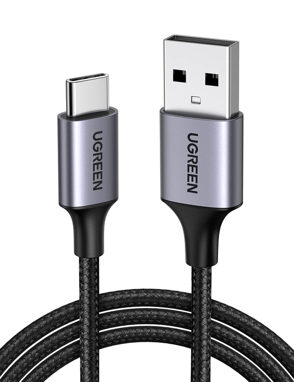 UGREEN USB-A to USB-C  Nylon Cable – 3m (Black)