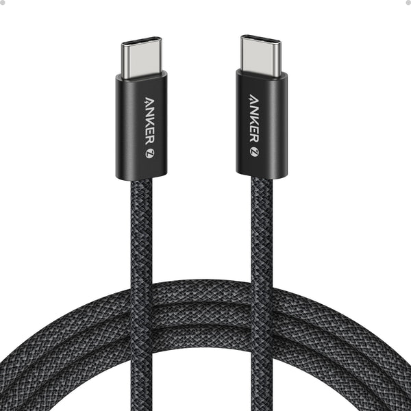 Anker Zolo USB C to USB C Cable (240W) (Black, 6FT)  (Open Box)