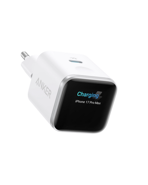 شاحن Anker Nano بقوة 45 واط مع شاشة ذكية ومنفذ USB-C – طراز A121D