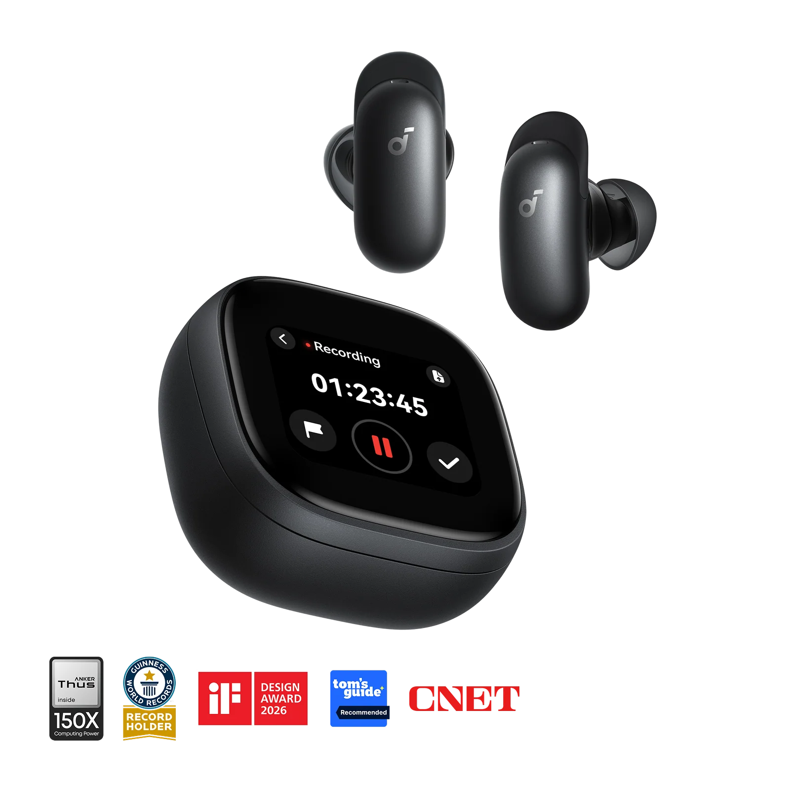 Soundcore Liberty 5 Pro Max | Earbuds with AI Note-Taker Smart