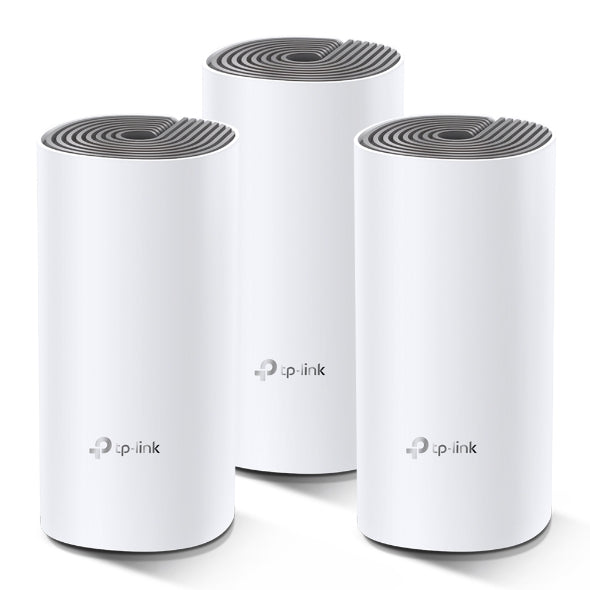 Deco E4 (3 Pack) AC1200 Whole Home Mesh Wi-Fi System (Open Box)