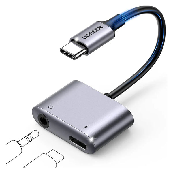 UGREEN USB-C to 3.5mm Audio Adapte Grey