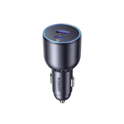 UGREEN Fast Car Chargers 63W 2-Port USB-C/USB-A Gray