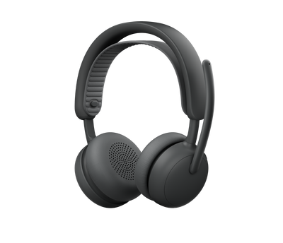 Logitech Zone Wireless 2 ES for Business Wireless headset offering focus for all with adaptive hybrid ANC and noise-canceling mics.
