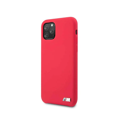 BMW silicone case with m logo iphone 11 pro max red