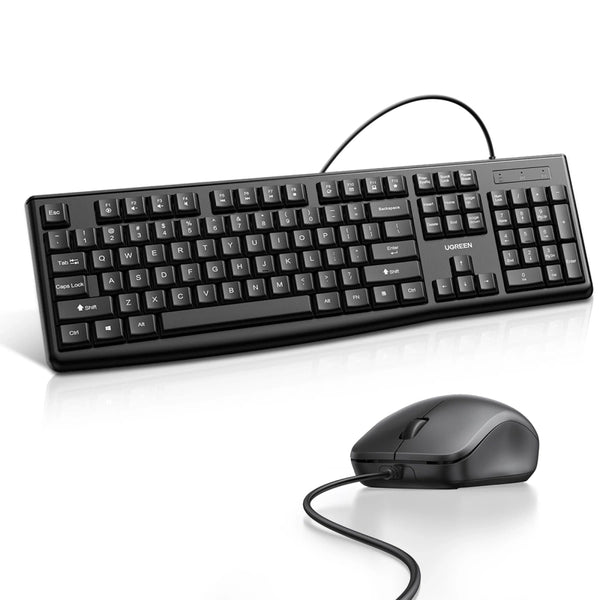 UGREEN Wired Membrane keyboard & Mouse Combo