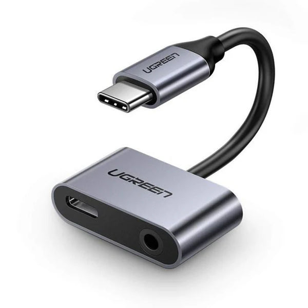 UGREEN 2-in-1 Charge & Audio USB-C To 3.5mm Audio Adapter - 1.5A