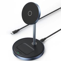 UGREEN CD317 2-in-1 Magnetic Wireless Charging Station Grey – 90668