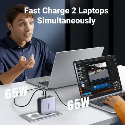 UGREEN Nexode 140W GaN Fast Charger | 3-Port PD 3.1 Hyper-Fast Charger for MacBook Pro & Laptops